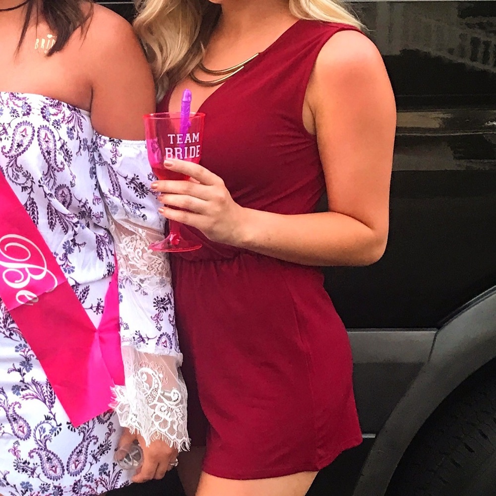 RED ROMPER